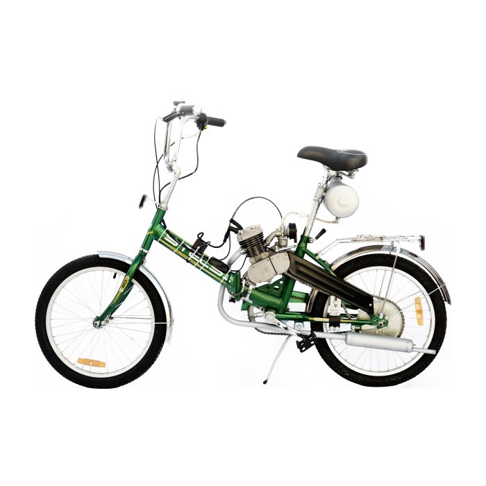Складной велосипед с мотором Стелс